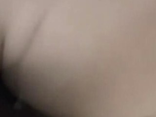 Lucky brotha sticks his biggest pecker bottomless gulf inside a white pussy in interracial POV