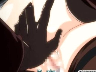 Anime coed fingered and a-hole fucked in the train by blackman